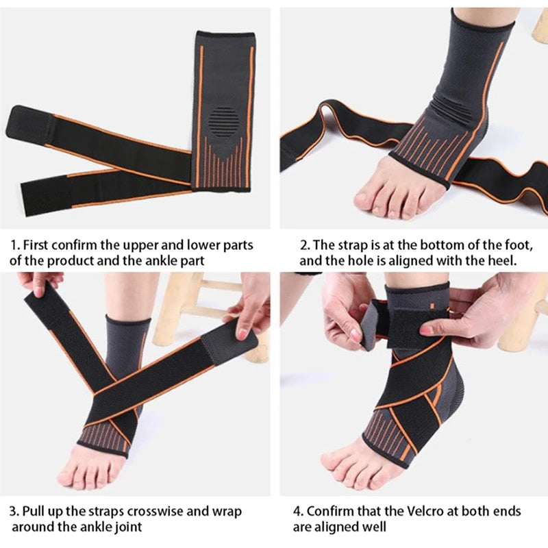 Adjustable Compression Ankle Socks ( 1 Pair)