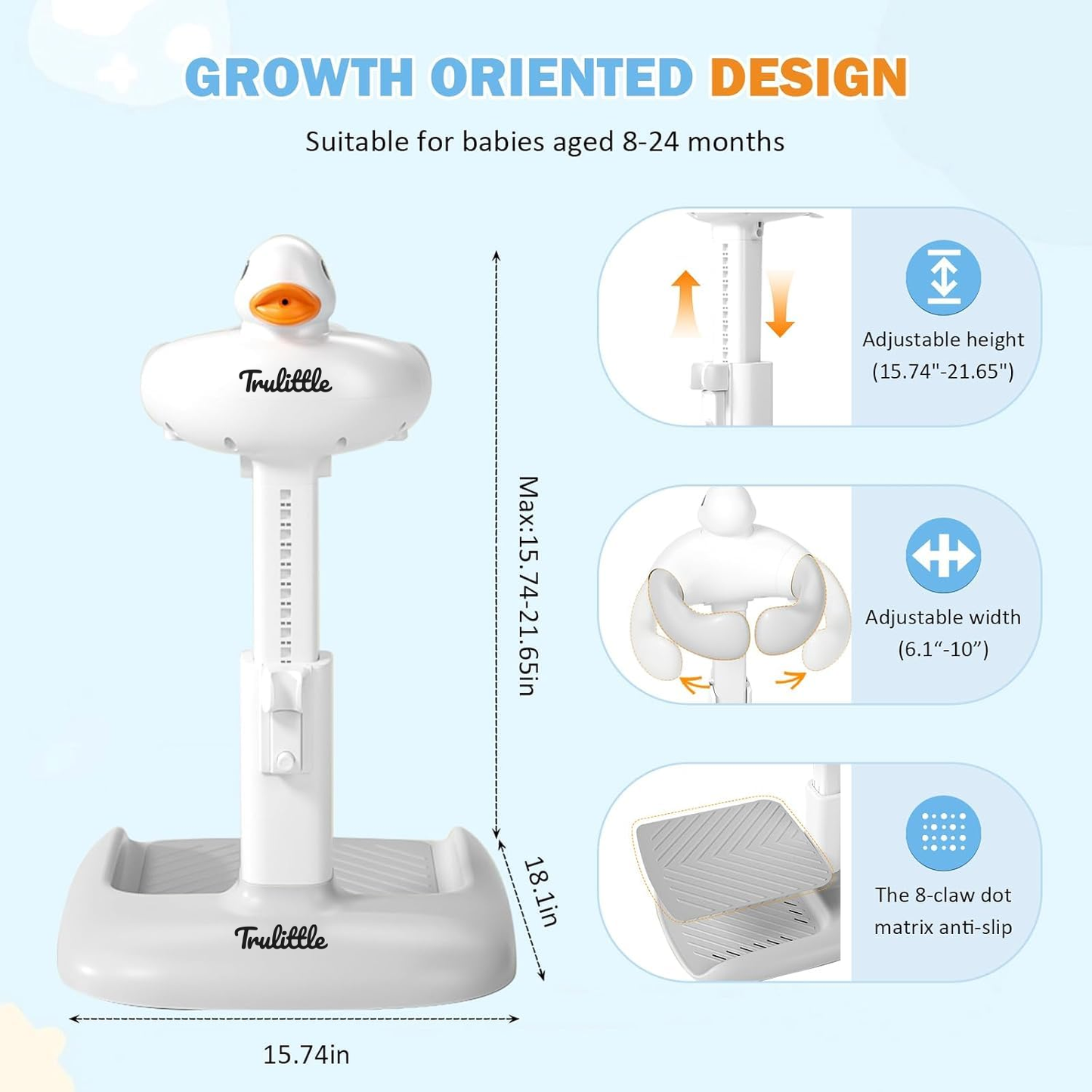 Adjustable Baby Bath Stand