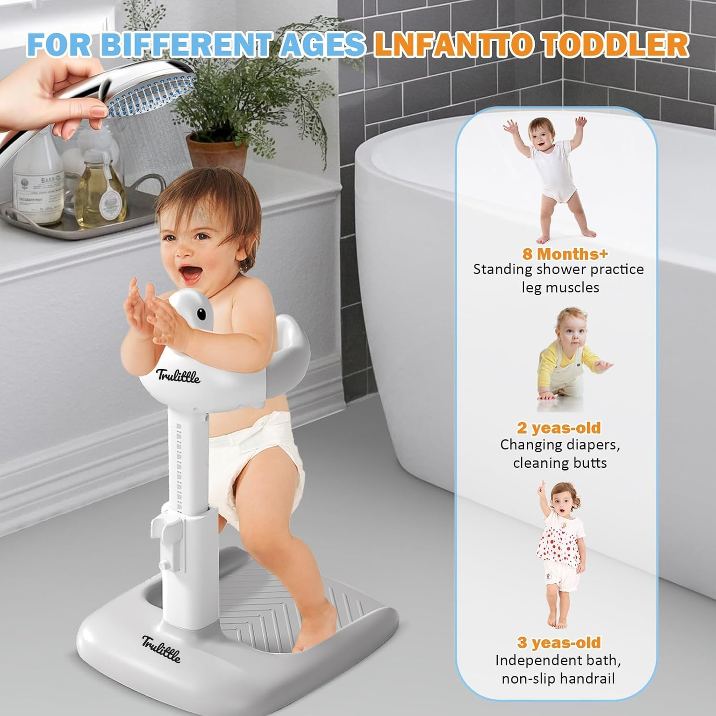 Adjustable Baby Bath Stand