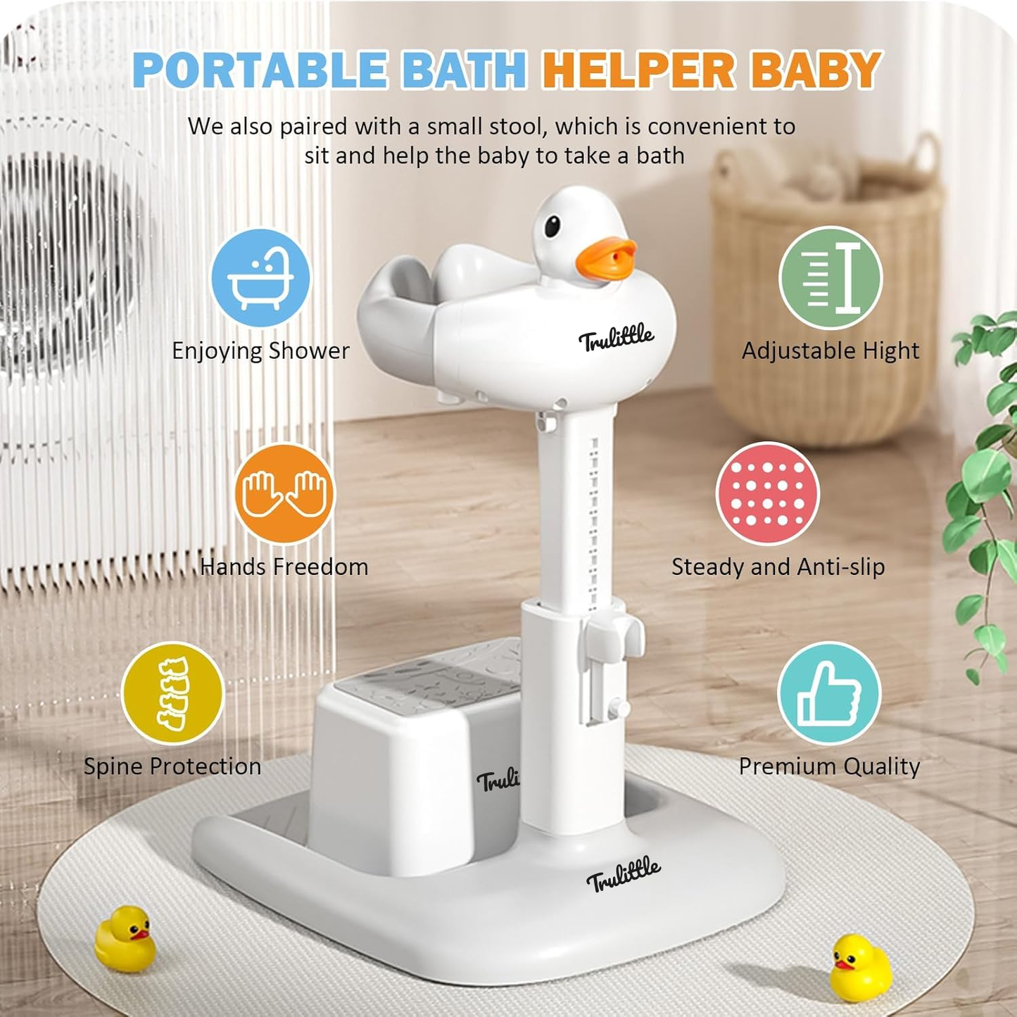 Adjustable Baby Bath Stand