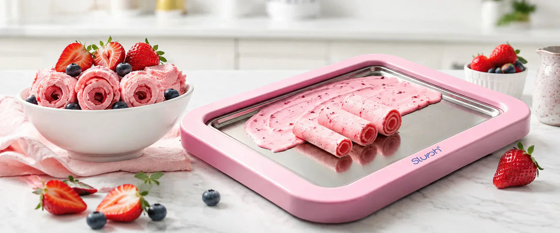 How to make rolled ice cream at home