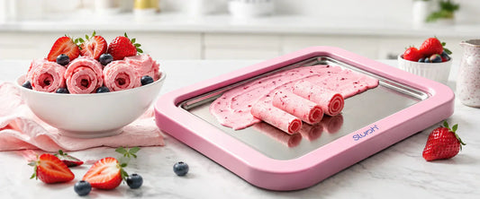How to make rolled ice cream at home