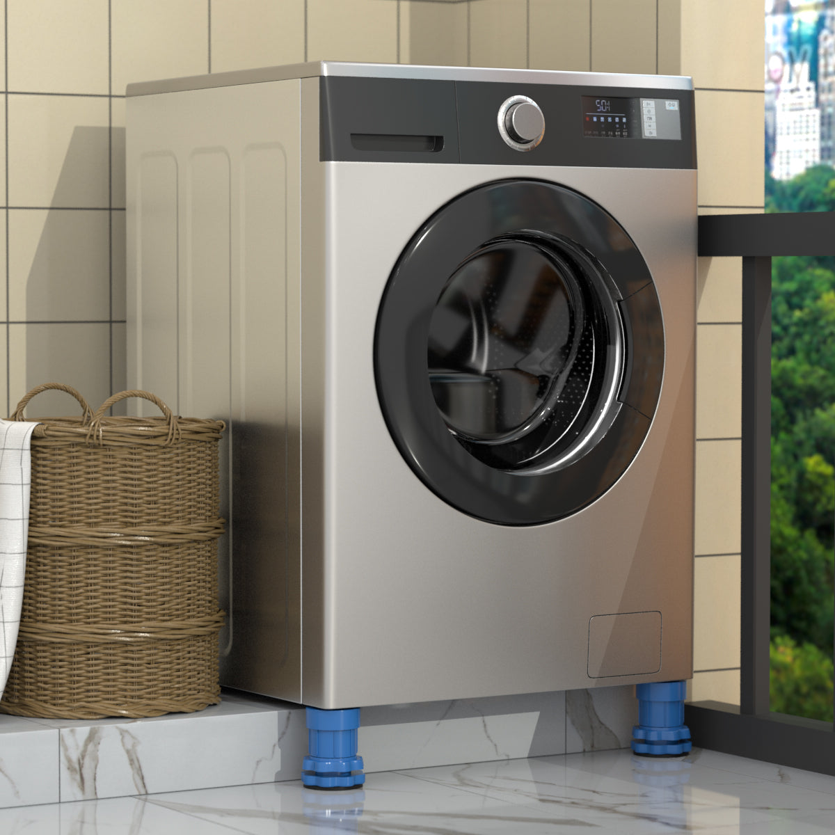 Adjustable Washing Machine Foot Pad (4Pcs)