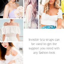 Women Invisible Bra Strap ( Side & Middle Straps )