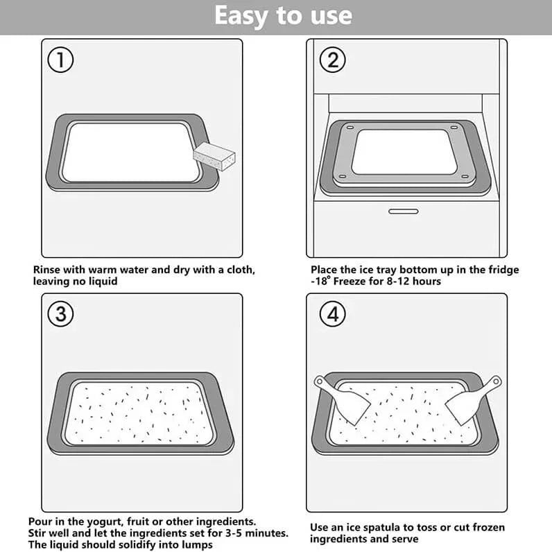 Ice Cream Maker Tray